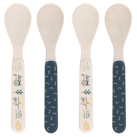 Lässig Bambus-Löffel 4er Pack - Garden Explorer Boys
