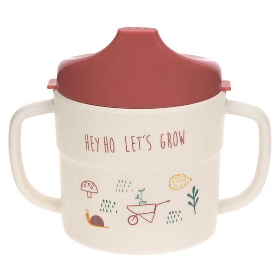 Lässig Bambus-Schnabeltasse mit Doppelgriff - Garden Explorer Girls