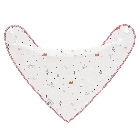 Lässig Bandana Lätzchen 2er Pack aus Bio-Baumwolle - Garden Explorer Girls