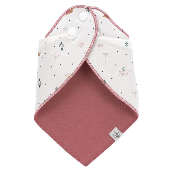 Lässig Bandana Lätzchen 2er Pack aus Bio-Baumwolle - Garden Explorer Girls