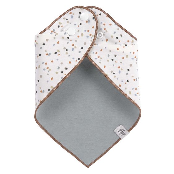 Lässig Bandana Lätzchen 2er Pack aus Bio-Baumwolle - Tiny Farmer - Sheep & Goose - Blue