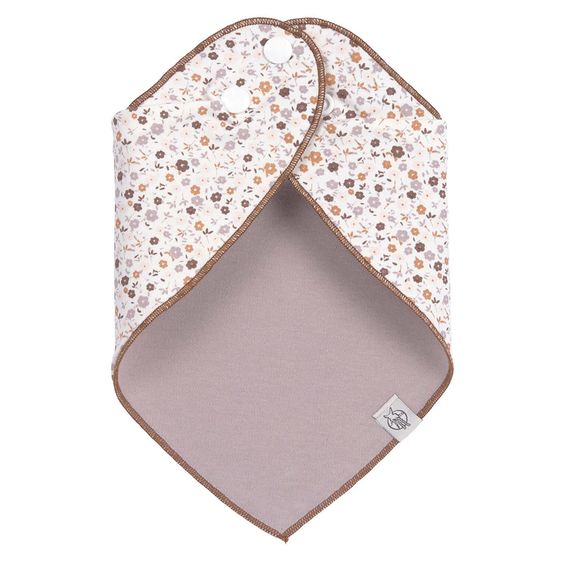 Lässig Bandana Lätzchen 2er Pack aus Bio-Baumwolle - Tiny Farmer - Sheep & Goose - Lilac