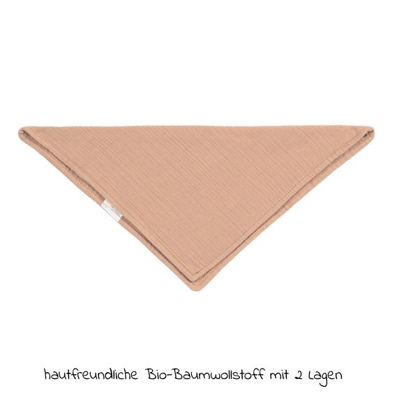 Lässig Bandana Lätzchen Muslin GOTS - Maple