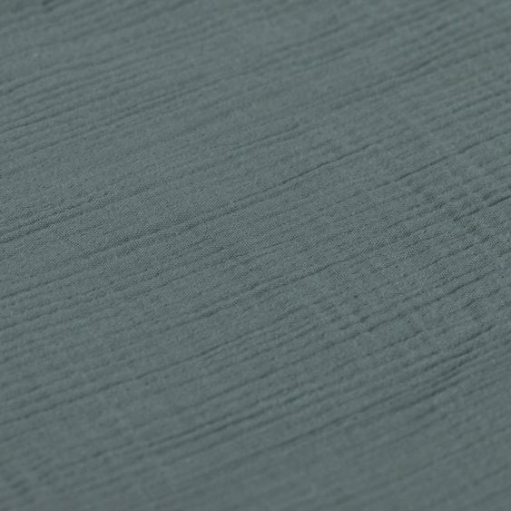 Lässig Bandana bib Muslin GOTS - Petrol Green