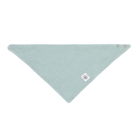 Lässig Bandana bib Muslin GOTS - Silver Grey