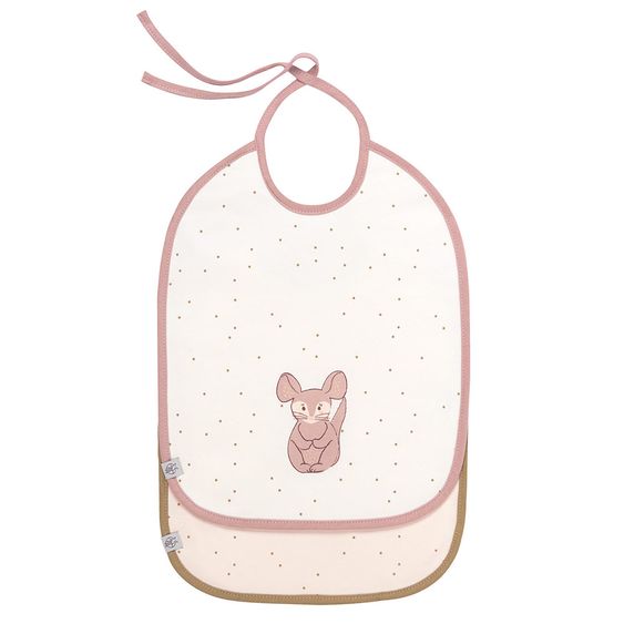 Lässig Binde-Lätzchen 2er Pack Medium Bib aus Bio-Baumwolle - About Friends Chinchilla