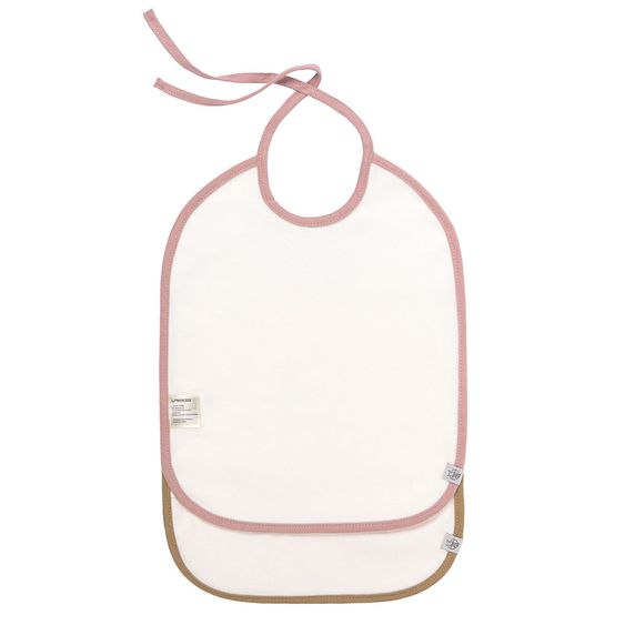 Lässig Binde-Lätzchen 2er Pack Medium Bib aus Bio-Baumwolle - About Friends Chinchilla
