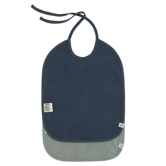 Lässig Binde-Lätzchen 2er Pack Medium Bib aus Bio-Baumwolle - Garden Explorer Boys