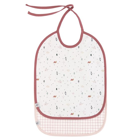 Lässig Binde-Lätzchen 2er Pack Medium Bib aus Bio-Baumwolle - Garden Explorer Girls