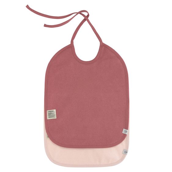 Lässig Binde-Lätzchen 2er Pack Medium Bib aus Bio-Baumwolle - Garden Explorer Girls