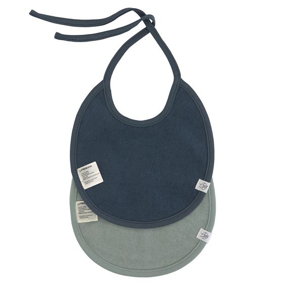 Lässig Binde-Lätzchen 2er Pack Small Bib aus Bio-Baumwolle - Garden Explorer Boys