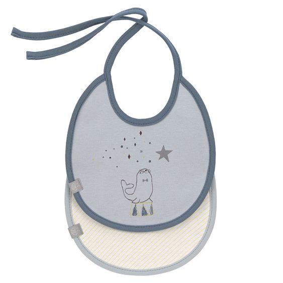 Lässig Binde-Lätzchen 2er Pack Small Bib - More Magic Seal