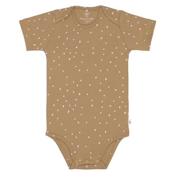Lässig Body Kurzarm aus Bio-Baumwolle - Dots Curry - Gr. 74/80