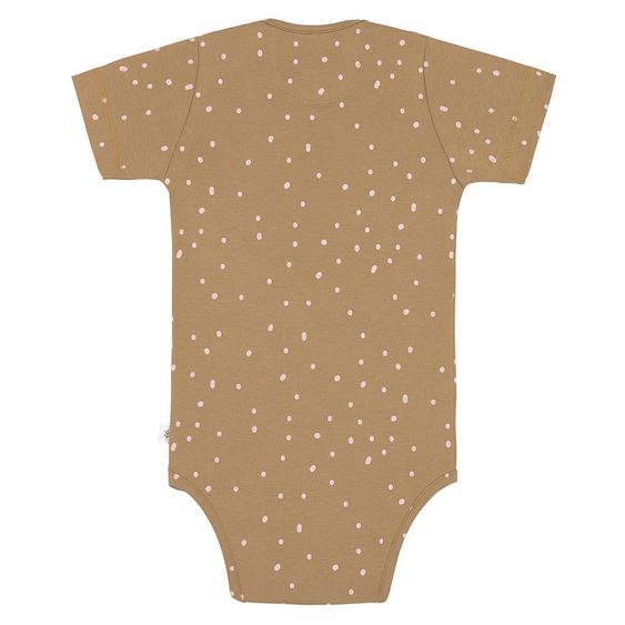 Lässig Body Kurzarm aus Bio-Baumwolle - Dots Curry - Gr. 74/80