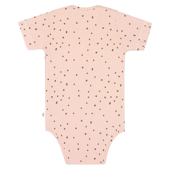 Lässig Body Kurzarm aus Bio-Baumwolle - Dots Powder Pink - Gr. 74/80