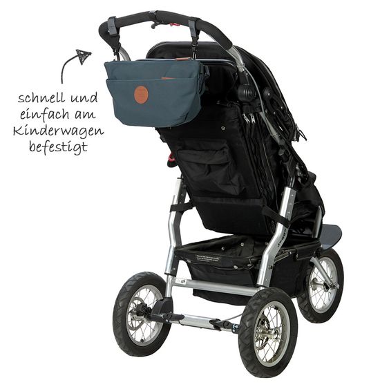 Lässig Buggy-Organizer & Bauchtasche Green Label Buggy Bum Bag Adventure - Petrol