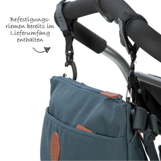 Lässig Buggy-Organizer & Bauchtasche Green Label Buggy Bum Bag Adventure - Petrol