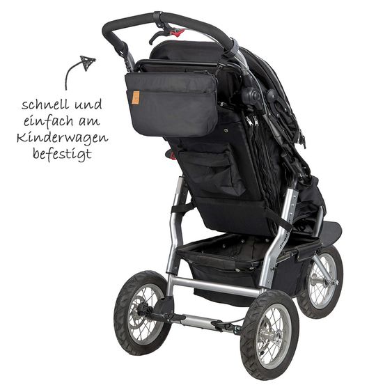 Lässig Buggy-Organizer & Bauchtasche Green Label Tyve Buggy Bum Bag - Black