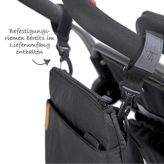 Lässig Buggy-Organizer & Bauchtasche Green Label Tyve Buggy Bum Bag - Black
