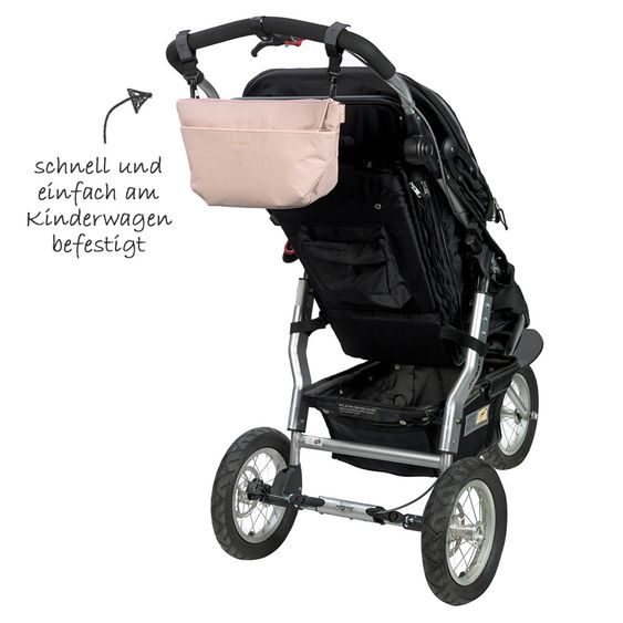 Lässig Buggy-Organizer & Bauchtasche Green Label Tyve Buggy Bum Bag - Rose