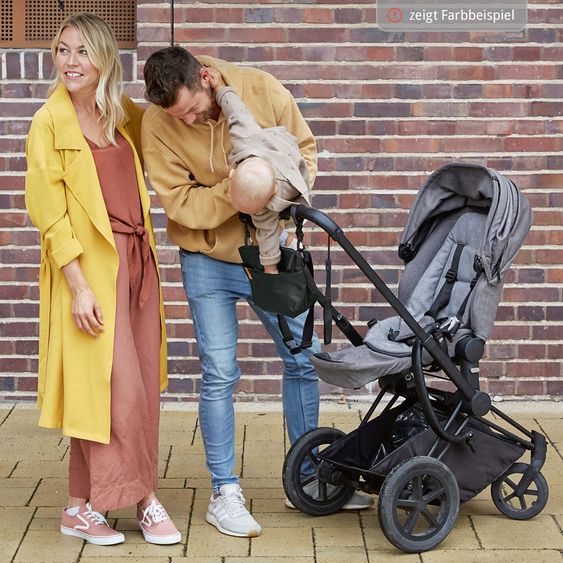 Lässig Buggy-Organizer & Bauchtasche Green Label Tyve Buggy Bum Bag - Rose