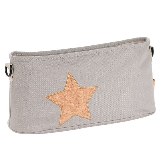 Lässig Buggy-Organizer Casual - Cork Star - Light Grey