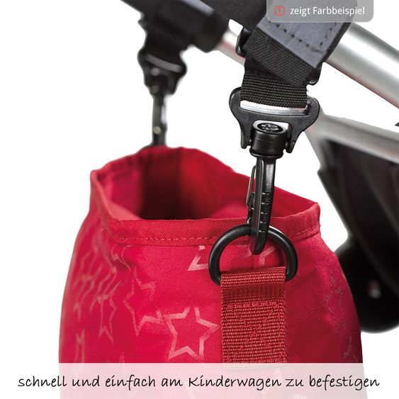 Lässig Buggy-Organizer Casual - Reflective Star - Black
