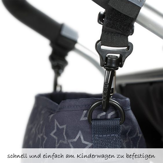 Lässig Buggy-Organizer Casual - Reflective Star - Navy