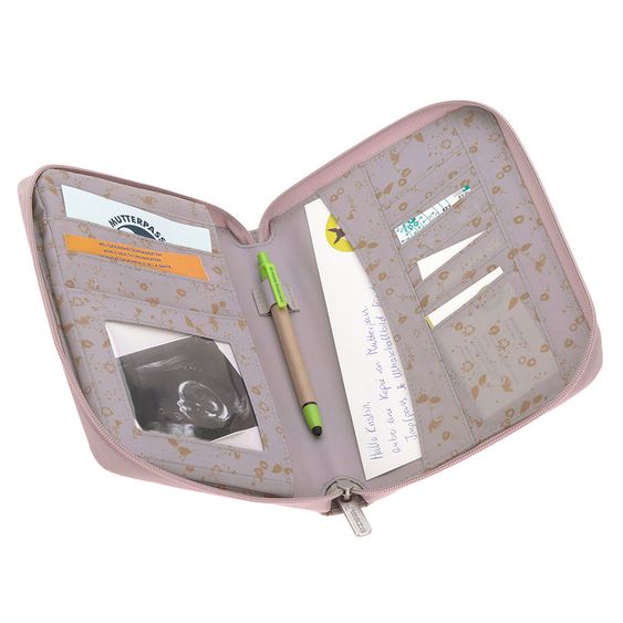 Lässig Dokumenten-Tasche Mums Organizer - Flowers Lilac