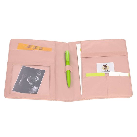 Lässig Borsa portadocumenti Organizzatore per mamme - Rosa a strisce morbide