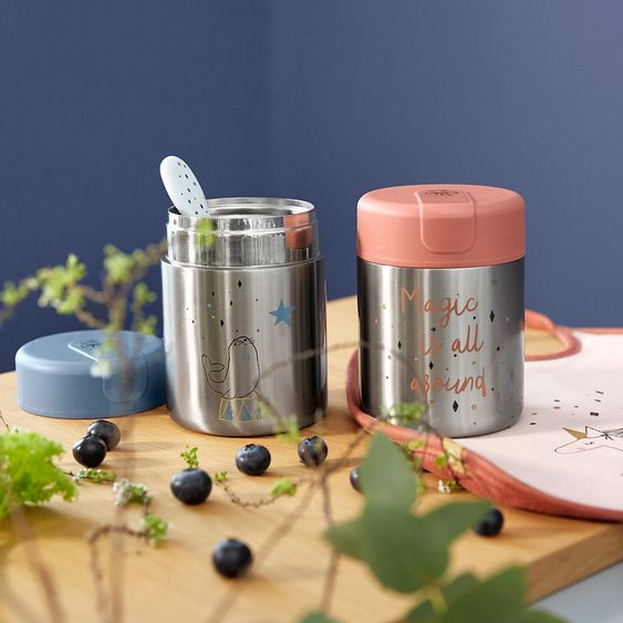 Lässig Edelstahl-Thermobehälter Food Jar 315 ml - More Magic Seal