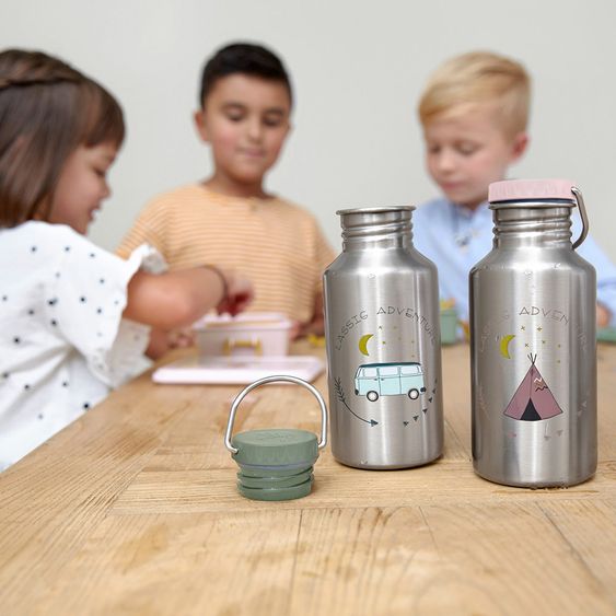 Lässig Edelstahl-Trinkflasche 500 ml - Adventure Bus