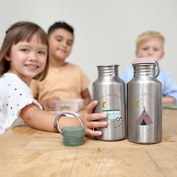 Lässig Edelstahl-Trinkflasche 500 ml - Adventure Bus