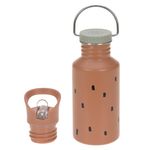 Stainless steel drinking bottle 500 ml - Happy Prints - Caramel
