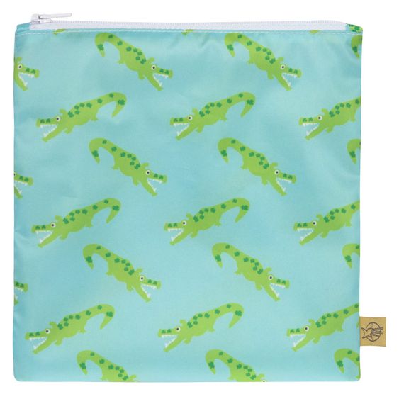 Lässig Breakfast Bag 2 Pack Snack Bag - Crocodile Granny