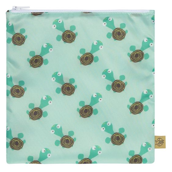 Lässig Frühstücksbeutel 2er Pack Snack Bag - Wildlife Turtle