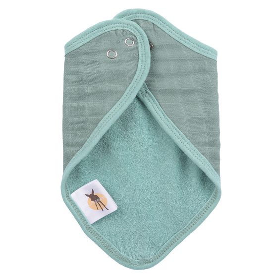 Lässig Halstuch 3er Pack Muslin Bandana - Green