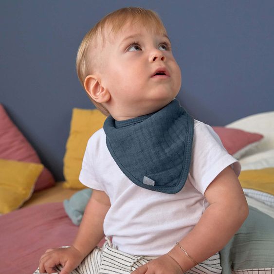 Lässig Halstuch 3er Pack Muslin Bandana - Green