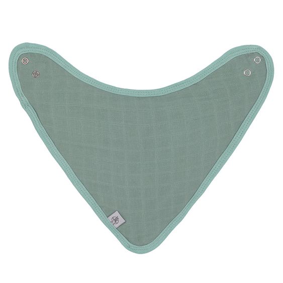 Lässig Halstuch 3er Pack Muslin Bandana - Green