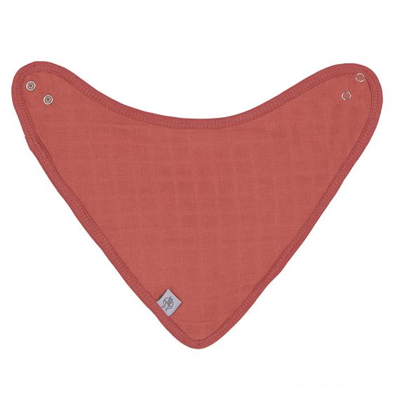 Lässig Halstuch 3er Pack Muslin Bandana - Rose