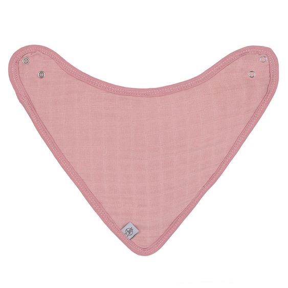 Lässig Halstuch 3er Pack Muslin Bandana - Rose