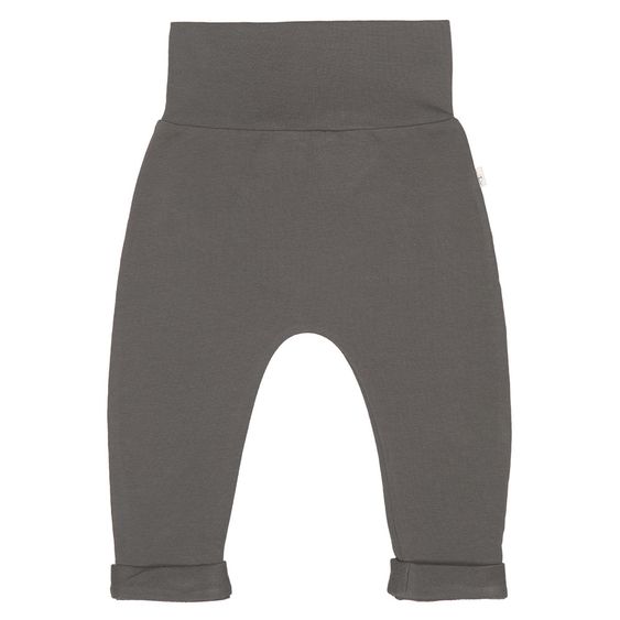 Lässig Pantalon en Coton Biologique - Anthracite - Taille: 62/68