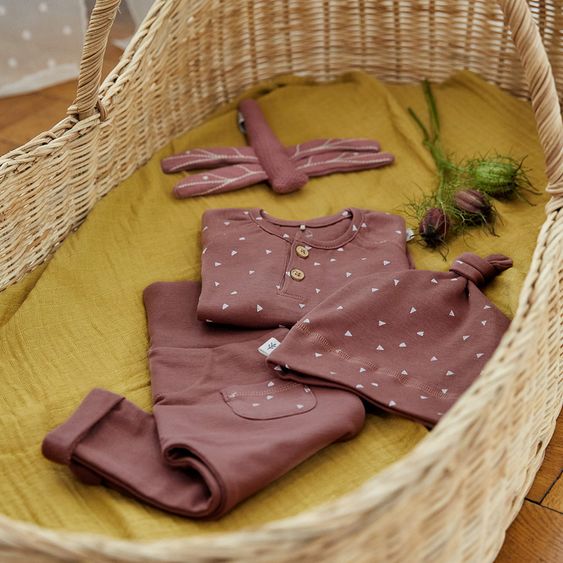Lässig Hose aus Bio-Baumwolle - Cinnamon - Gr. 50/56