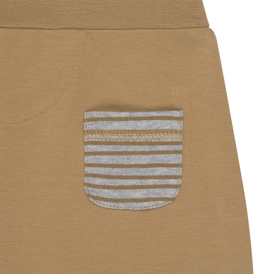 Lässig Hose aus Bio-Baumwolle - Curry - Gr. 50/56