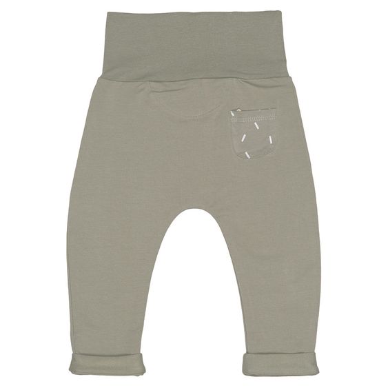 Lässig Hose aus Bio-Baumwolle - Olive - Gr. 50/56