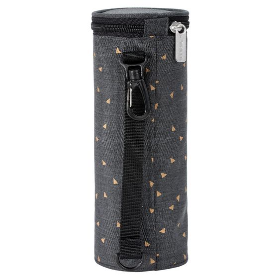 Lässig Isoliertasche Casual Bottle Holder Single - Triangel - Dark Grey