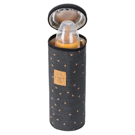 Lässig Isoliertasche Casual Bottle Holder Single - Triangel - Dark Grey