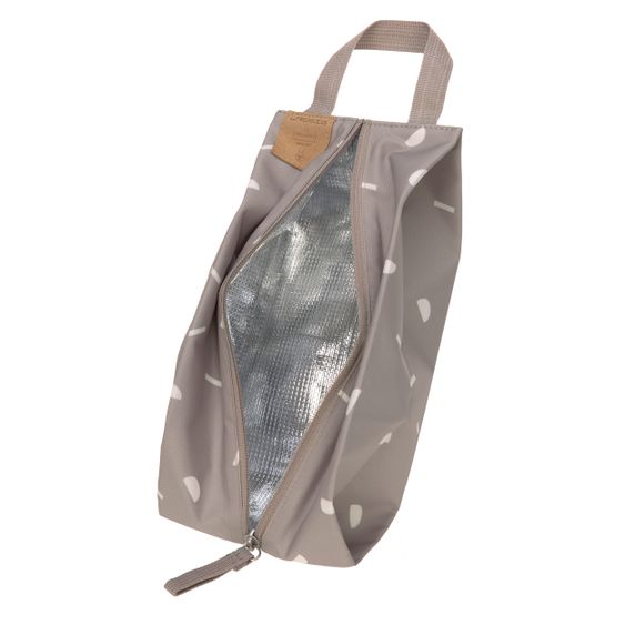 Lässig Isoliertasche Insulated Pouch - Blocks Taupe