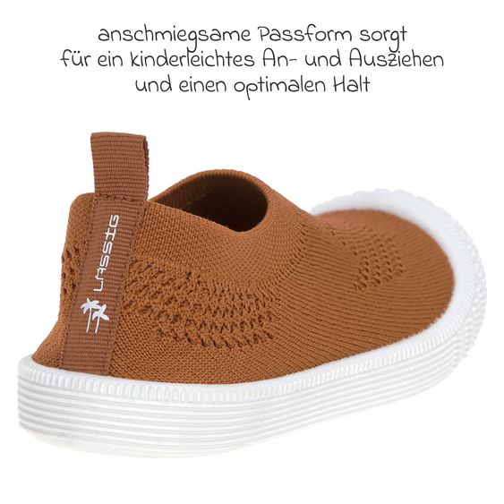 Lässig Kinder-Schuh / Badeschuh Allround Sneaker - Caramel - Gr. 21