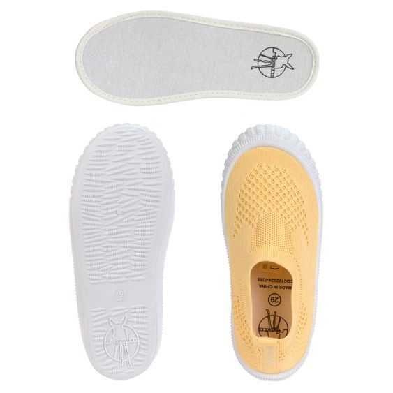 Lässig Chaussure Enfant / Chaussure De Bain Sneaker Polyvalent - Vanilla - Taille: 24